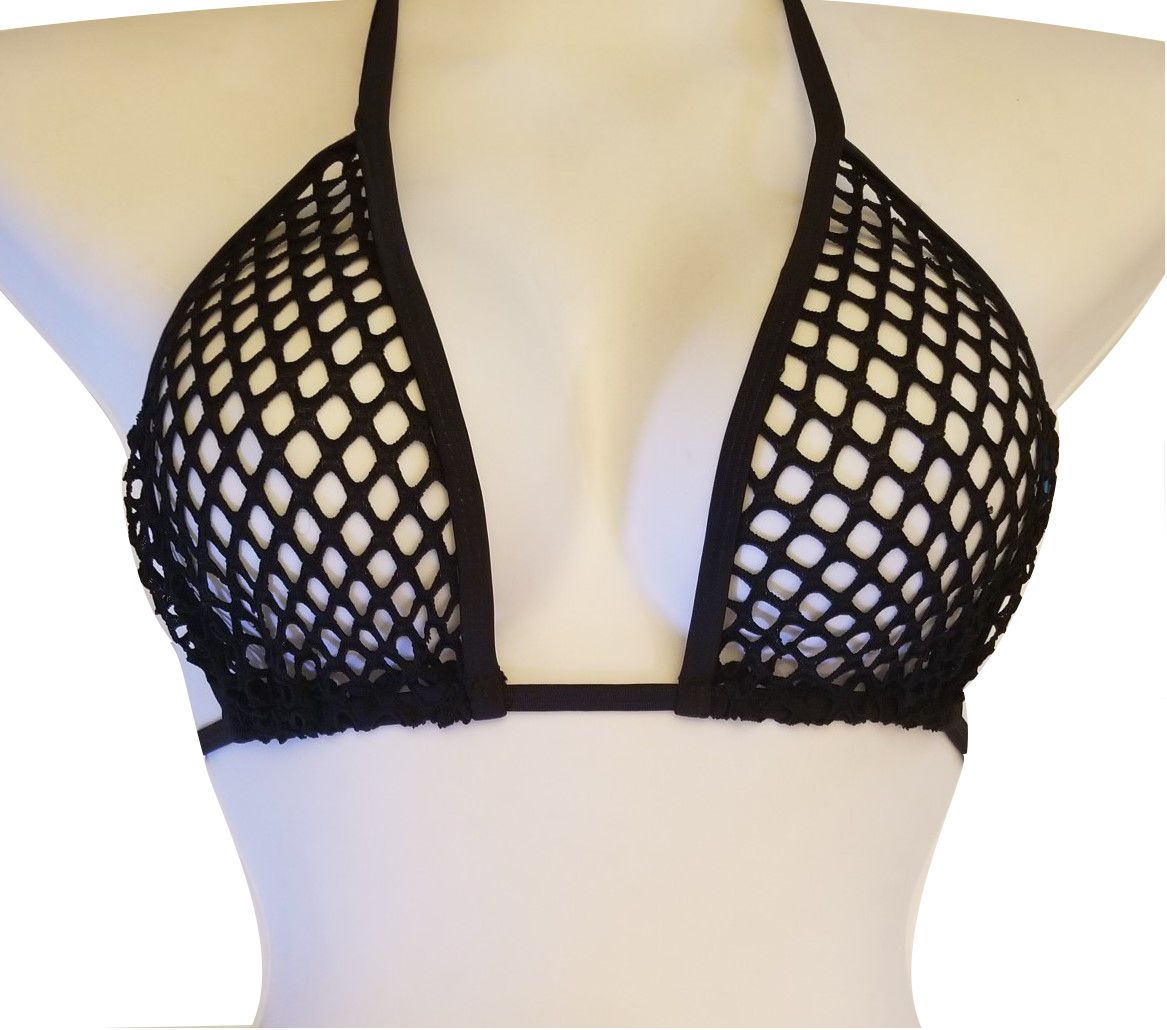 Black Sheer Bikini Top Sheerswim Sheer Swim