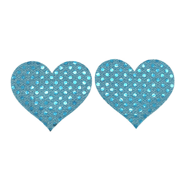 Glitter Heart Pasties - Available in 6 Colors