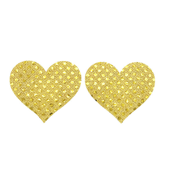 Glitter Heart Pasties - Available in 6 Colors