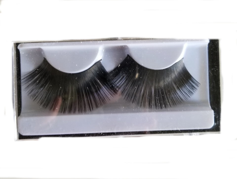 Sheer Swim Black Heavy False Eyelashes Long Thick Drag Queen Falsies Eye Lashes Extensions for Costume Cosplay Stage Makeup