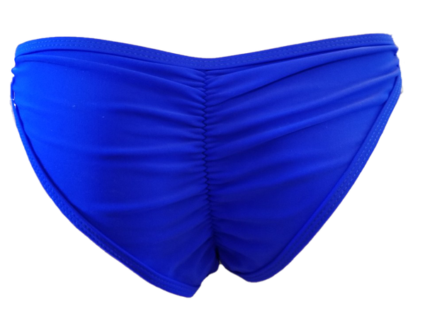 Not-sheer Royal Blue Bikini Bottoms Tie Sides Sheerswim