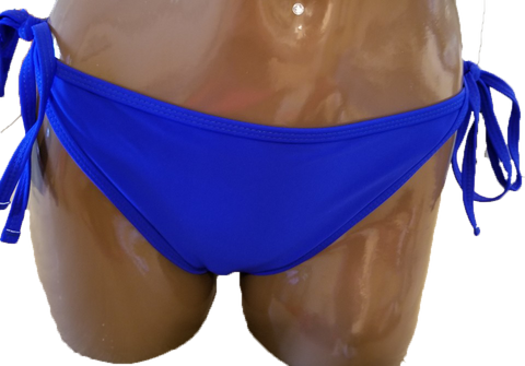 Not-sheer Royal Blue Bikini Bottoms Tie Sides Sheerswim