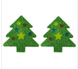Christmas Trees Pasties Embellished