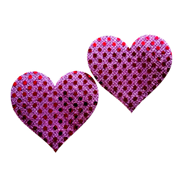 Heart Glitter Pasties - Choose From 6 Colors