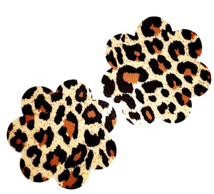 Leopard Print Flower Pasties