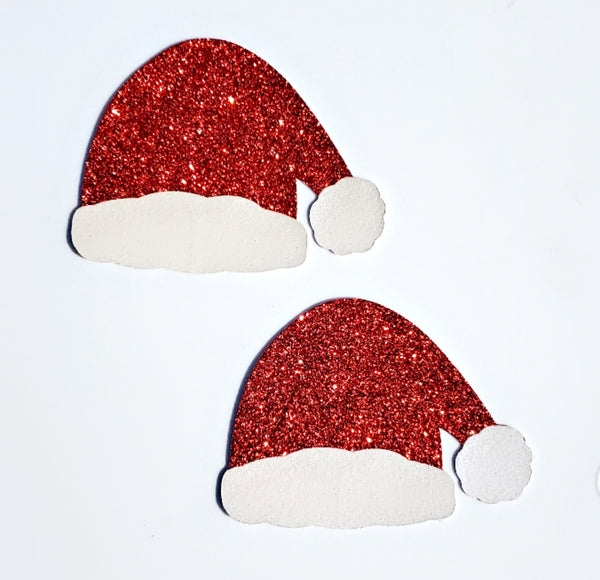 Christmas Hat Pasties Embellished