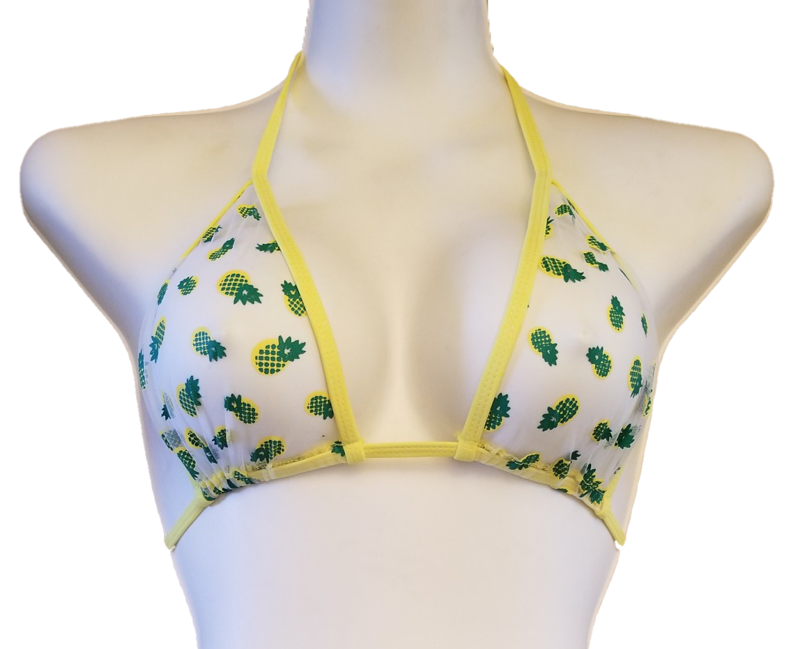transparent bikini top