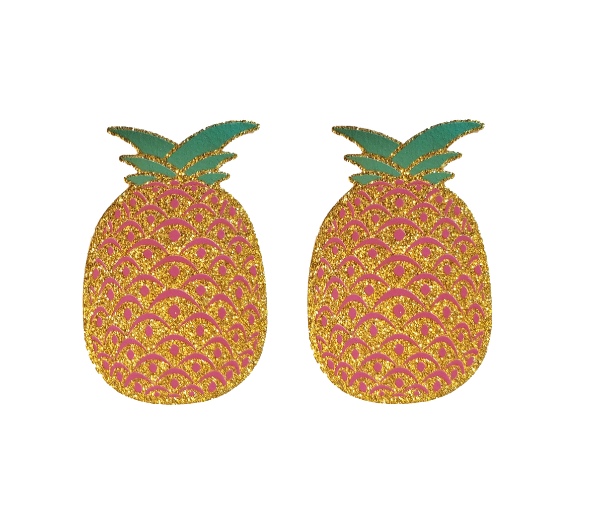 Sparkly Pineapple Pasties Lifestyle Upside Down Swinger Party Pasties Sheer Swim