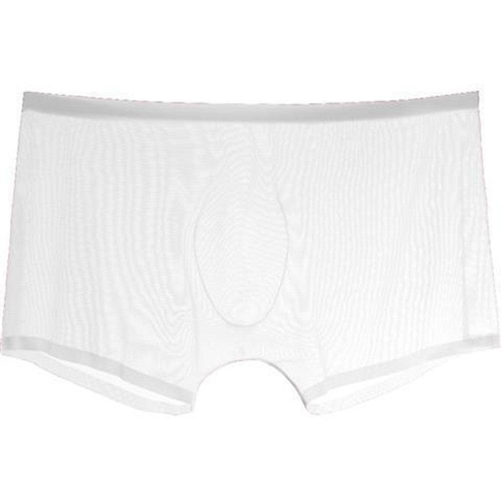 Sheer Swi White or Red Sheer Fishnet Shorts - Unisex Swimwear for Bold Styles ...